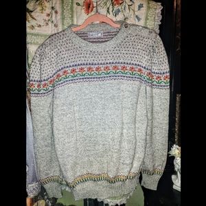 🩶 Vintage Botero colorful sweater M-L